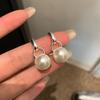 Pendientes de Perla Estilo Celebridad Nuevos de Alta Gama Accesibles Lujo Pendientes de Nicho Aguja de Plata 925 Pendientes Elegantes para Mujer