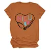 Amazon eBay Estación Independiente Moda Casual Versátil Camiseta de Manga Corta con Cuello Redondo para Mujer Camiseta Base