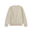 Yidao Vintage 2026 Coleção Outono Nova: Suéter Pulôver Color Block com Lapela Estilo Marroquino Old Money Retrô para Homens
