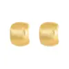 Pendientes geométricos curvos de plata de ley 925 clásicos para mujer cepillados mate ins pendientes de alta gama simples casuales versátiles