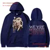 Sudadera con Estampado Retro Ladygagathemayhemballtour Hip-Hop Gótico de Moda Otoño e Invierno para Hombre