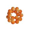 Cuentas redondas color naranja atardecer de California, pulseras de raíz de bodhi natural al por mayor para alrededor del dedo, cuentas suaves para jugar con texto femenino, pulseras para estudiantes