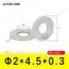 Arandelas Planas de Acero Inoxidable 304 M1.6~M7 Estándar Alemán Din125 Venta Directa de Fábrica en Stock Arandelas Planas Antióxido