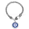 Comercio Electrónico Transfronterizo Europeo y Americano Pegatina de Aleación Alpha Chi Omega Hermandad Griega Cuerda Roja Pulsera Gruesa Venta al por Mayor 20 cm