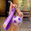 Llavero con colgante de fútbol de la Copa del Mundo, acrílico, para coche, mochila escolar, regalo conmemorativo creativo, venta al por mayor