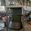 Bolsa de Tela Telescópica para Almacenamiento a Granel Gris, Tubo de Polvo Resistente al Desgaste de Lona para Cemento, Tubo de Eliminación de Polvo para Camiones a Granel