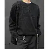 Moletom com Gola Henry e Estampa de Zebra para Homens e Mulheres, Camiseta Longa Tendência de Outono American High Street com Mangas Longas para Usar por Baixo