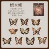 Pacote de Adesivos Fantasma Sombrio Transfronteiriço Série Sonho Antigo Material Decorativo para Diário Borboleta Retro Leve Adesivos 20 Folhas