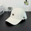 Boné de beisebol estilo coreano, secagem rápida, bordado original com letras, respirável, para circunferência de cabeça grande, faz o rosto parecer menor, aba larga, boné de beisebol masculino leve