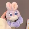 Lazo Creativo Lindo de Pingüino Pez de Dibujos Animados para el Cabello para Mujeres con Cabeza de Bola y Coleta Lateral Diadema Peluche Otoño e Invierno