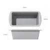 Molde de Silicona para Pastel DIY Molde de Silicona Rectangular con Doble Oreja para Pan Tostado Herramienta para Hornear Caja para Pan Molde para Pan