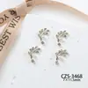 Joyería de Aleación para Uñas Nuevo Lazo Perla Accesorios Estilo Ins Popular Estilo Caliente Flor Decoración de Uñas Diamante