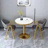 Mesa de Chat e Cadeiras Estilo Nórdico Combinação Recepção Reunião Apartamento Pequeno Simples Escritório de Vendas de Chá com Leite Varanda Mesa de Jantar e Cadeiras de Lazer