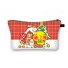 Bolsas de Navidad Nueva Bolsa de Cosméticos Navideña para Niños Bolsa de Tocador de Dibujos Animados Bolsa de Almacenamiento Estampada