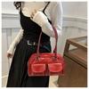 Lujo Ligero Retro Personalizado Para Desplazamiento Bolso Cuadrado Pequeño 2024 Otoño Nuevo Diseño Nicho Elegante Bolso de Mano Hombro Axila