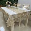 Mantel para Mesa de Centro de Venta Caliente Transfronterizo 2025 Nuevo Estilo Sala de Estar Tela de Encaje Lujo Ligero Europeo Mantel para Gabinete Mesa Nórdica