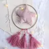 Decoración Navideña Escena Arreglo de Tienda Colgante de Árbol Joyería Suministros para Vestido Festivo Estrella de Cinco Puntas Colgante de Tela Accesorios
