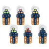 Luz de Pisca LED T10 para Carro Novo Luz Pequena de Pisca T10 de Silicone Luz de Placa de Licença Luz de Leitura Universal 6 Lâmpadas