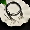 Joyas de acero inoxidable cuerda de nylon collar colgante colgante pulsera cuerda accesorios moda colgante colgante cuerda
