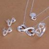 Deseo Joyería AliExpress Joyería Más Vendida Juego de Joyería Pendientes Personalizados de 8 Palabras Colgante Collar Anillo Juego de Tres Piezas