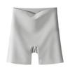 Ropa Interior Sin Costuras Dos en Uno para Mujer, Anti-Exposición, No se Enrolla, Control de Abdomen, Levanta Glúteos, Pantalón Corto Base de Seda Hielo, Entrepierna de Algodón Puro de Verano, Ceñido a la Cadera