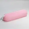 Bolsa de almacenamiento para brochas de maquillaje de silicona, almacenamiento portátil de gran capacidad para productos de belleza, bolsa de herramientas de maquillaje de viaje, bolsa pequeña