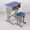 Atacado de fábrica mesas e cadeiras criativas para ensino fundamental e médio podem ser personalizadas classe de reforço escolar classe de treinamento material escolar