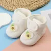 Zapatos de Algodón con Forro de Felpa para Bebés de 0 a 12 Meses Estilo Otoño/Invierno Velcro Suela Suave Antideslizantes Zapatos para Antes de Caminar para Recién Nacidos Zapatos y Calcetines Calientes