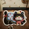Alfombrilla de Piso con Famoso Patrón de Pony Estéreo 3D de Internet para Entrada, Balcón y Baño, Alfombrilla Absorbente