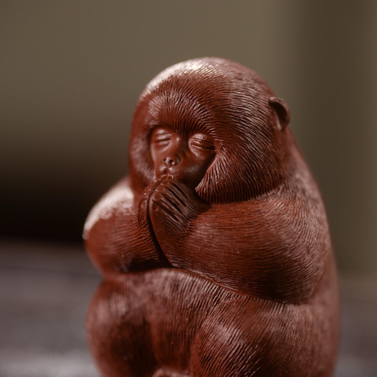 猴子拉毛大红袍猴子1120