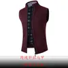 Chaleco Casual sin Mangas de Punto Cálido con Forro Polar para Hombre, Estilo Coreano Holgado, para Comercio Exterior Transfronterizo Otoño e Invierno, con Cremallera