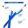 Cepillo de dientes para perro de doble cabeza cepillo de dientes para gato fabricante de cepillos de dientes bolsa OPP empaquetado individualmente suministros de limpieza dental para mascotas