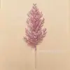 P Hojas de Navidad Hojas con Polvo Dorado Hojas Persas Accesorios de Flores de Navidad Hojas de Olivo Flores de Plástico Flores de Navidad Palillos de Navidad
