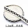 1.2cm Cinta Jacquard Estilo Étnico Cinturón Tejido Colorido Cordón para Sudadera Cordón para Pantalones Deportivos Cintura Estilo Casual Cordón