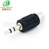 Adaptador de audio y vídeo de 6,35 mm mono a 3,5 mm de doble canal para auriculares con conector RCA directo macho y hembra Lotus