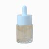 Spot Wholesale Botella de Vidrio Cilíndrica de Hombro Plano de 30ml 20ml Botella para Loción con Fondo de Malla Botella para Esencia Cosmética