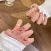 Uñas Vestibles Estrella de Caramelo Nuevo Otoño/Invierno Ojo de Gato Estilo Corto Melard Uñas Postizas de Moda Venta al por Mayor