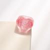 Popular Anillo de Resina de Amazon con Diseño de Corazón Multicolor, Brillante y que no se Desvanece, Anillo de Alta Calidad para Mujer, Anillo de Pareja