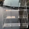 Fábrica de Acrílico de la Misma Ciudad de Pekín Exhibidor Acrílico Personalizado Caja de Exhibición de Tres Niveles Accesorios de Exhibición Multifuncionales