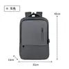 Bolso de Doble Hombro de Color Sólido Nuevo para Hombre Simple Gran Capacidad para Viajes de Negocios Mochila Casual de Gran Capacidad con Múltiples Compartimentos para Computadora