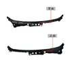 Adecuado para 11-13 BMW Serie 5 F18 Deflector de Limpiaparabrisas Panel Recolector de Lluvia para Parabrisas 51717203124