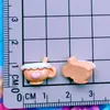Mini Serie de Comida y Juego Manzana Confitada Taza de Café Pastelito Perrito Caliente Tostada Manicura Pasador Juguete Accesorios de Resina