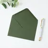 Sobres de Color Sólido C6 de Estilo Europeo Transfronterizos con Sello Adhesivo, Adhesivo de Color 120g, Fuente de Amazon, Logo Personalizado