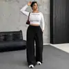 2026 Aliexpress Europeo y Americano Transfronterizo Otoño Comercio Exterior Nuevo Estilo Mujer Cintura con Cordón Rectos Casuales Holgados Pantalones