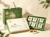 Caja de Regalo de Pasteles de Luna del Festival de Mediados de Otoño Caja de Papel Personalizada Caja de Regalo Empresarial Caja Vacía Tapa y Base de Empaque Caja tipo Cajón Personalización