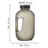 Cubo de Plástico PP Resistente a Altas Temperaturas para Café, Cubo para Té de Frutas, Botella de Agua Portátil para Deporte y Fitness, Taza de Gran Capacidad, Cubo de Gran Capacidad