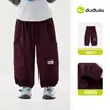 [Compra 2, obtén 3 yuanes de descuento] Camiseta de manga larga para niña Dudu, Colección de Otoño, Top casual para niñas