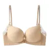 Zhang Yue Mismo Estilo Original Hebilla VV Hermosa Espalda Ropa Interior Tirantes de Pedrería Broche Frontal Reunión de Busto Pequeño Grande U2026 Estilo Delgado de Verano Lencería