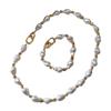 Collar de perlas de imitación barrocas de forma especial, estilo retro francés, ligero, elegante, de lujo, con cadena de clavícula de celebridad cibernética, pulsera de moda.