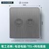 Toma de corriente británica de 13 A, versión Hong Kong y Macao, con carga rápida USB tipo C, panel de tres orificios, estándar británico, 86 pies cuadrados